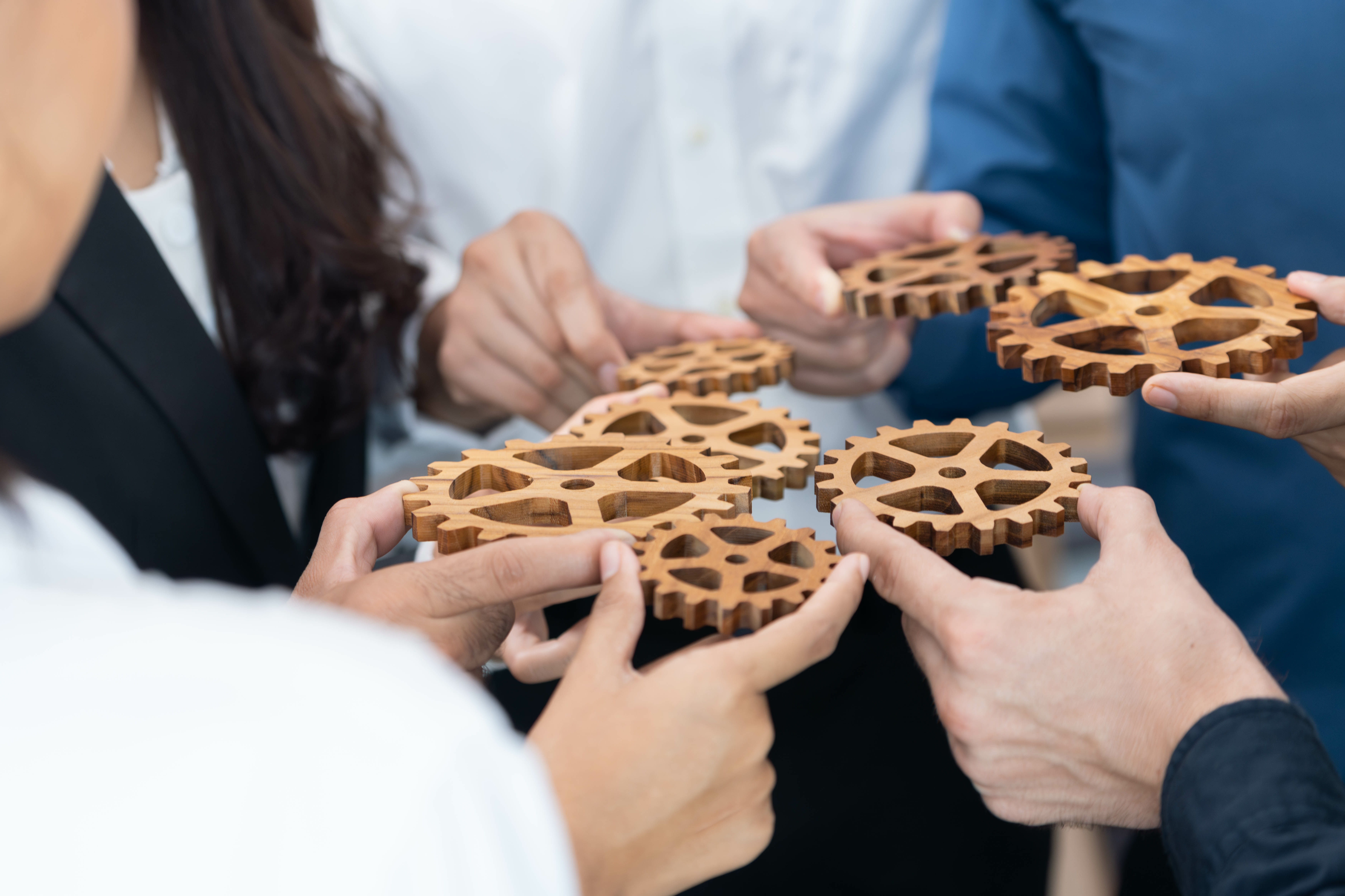 Das Team der Wohlstandsmeister bei der strategischen Planung